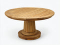 Table de jardin - Bois - 145x145x76 cm - Bois naturel - Style classique