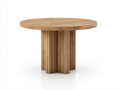 Table de jardin - Bois - 125x125x74 cm - Bois naturel - Style épuré